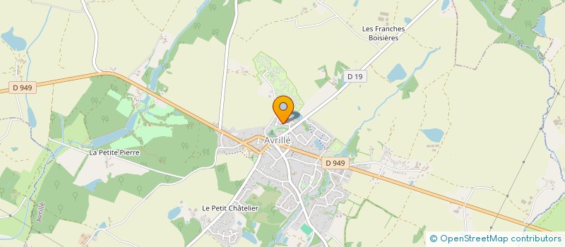 localisation de l'entreprise MONSIEUR ALBERT DA SILVA  AVRILLE