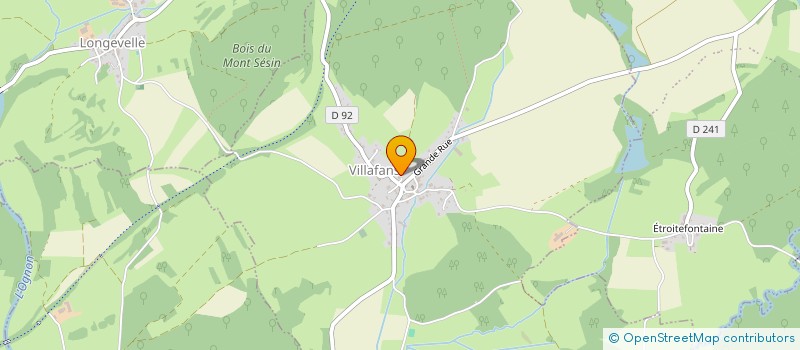 localisation de l'entreprise MONSIEUR ALBERT DAGUENET  VILLAFANS