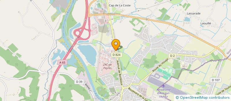 localisation de l'entreprise MONSIEUR ALBERT DALLA-BARBA  AIRE-SUR-L'ADOUR