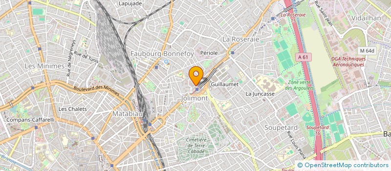 localisation de l'entreprise MONSIEUR ALBERT DARLY  TOULOUSE