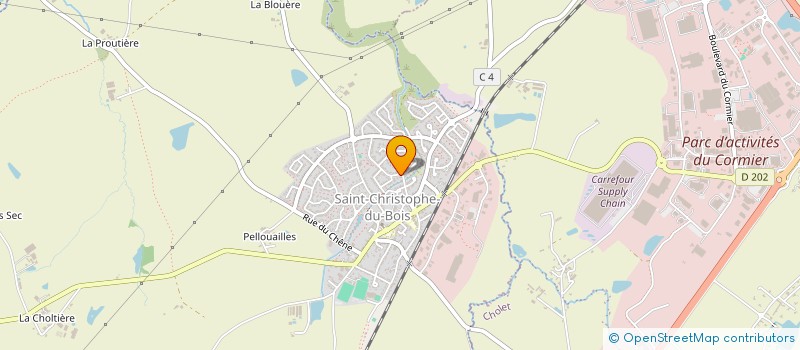 localisation de l'entreprise MONSIEUR ALBERT DAS DORES FARIA à SAINT-CHRISTOPHE-DU-BOIS