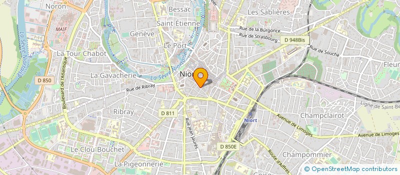 localisation de l'entreprise MONSIEUR ALBERT DAVID à NIORT