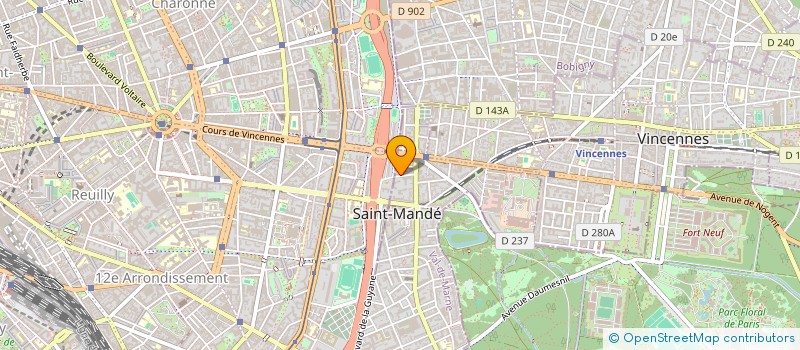 localisation de l'entreprise MONSIEUR ALBERT DAVID à SAINT-MANDE