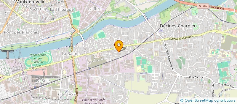 localisation de l'entreprise MONSIEUR ALBERT DAVID  DECINES-CHARPIEU