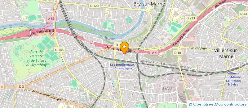 localisation de l'entreprise MONSIEUR ALBERT DAVID à CHAMPIGNY-SUR-MARNE