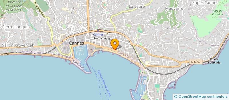 localisation de l'entreprise MONSIEUR ALBERT DE MOL  CANNES