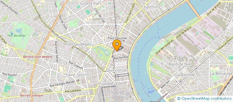 localisation de l'entreprise MONSIEUR ALBERT DE MONTS DE SAVASSE  BORDEAUX