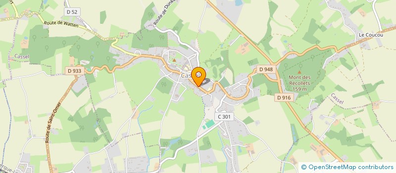 localisation de l'entreprise MONSIEUR ALBERT DECHERF  CASSEL