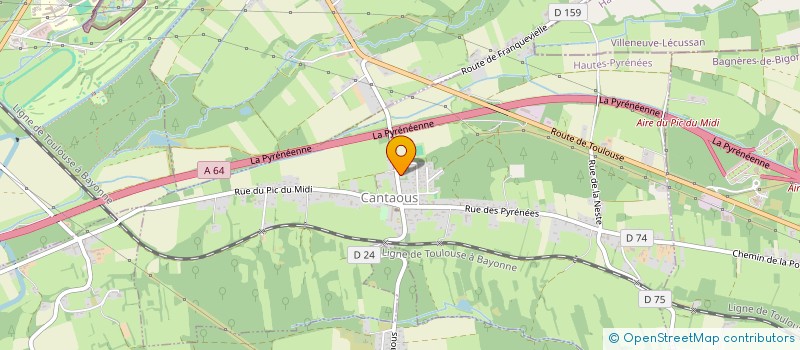 localisation de l'entreprise MONSIEUR ALBERT DELABANT  CANTAOUS