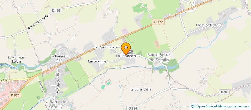 localisation de l'entreprise MONSIEUR ALBERT DELAROQUE  SAINT-PIERRE-DE-SEMILLY