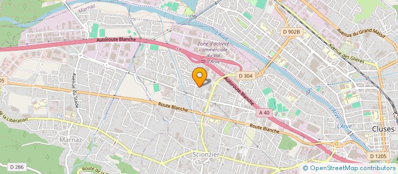 localisation de l'entreprise MONSIEUR ALBERT DELISLE  SCIONZIER