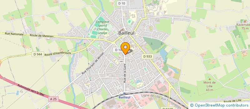 localisation de l'entreprise MONSIEUR ALBERT DELMOTE à BAILLEUL