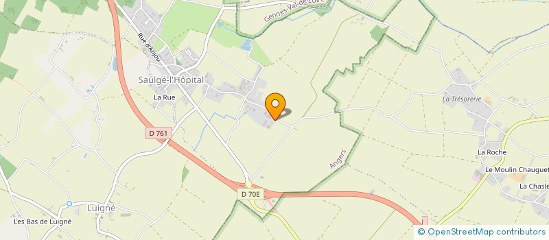 localisation de l'entreprise MONSIEUR ALBERT DELORME  BRISSAC LOIRE AUBANCE