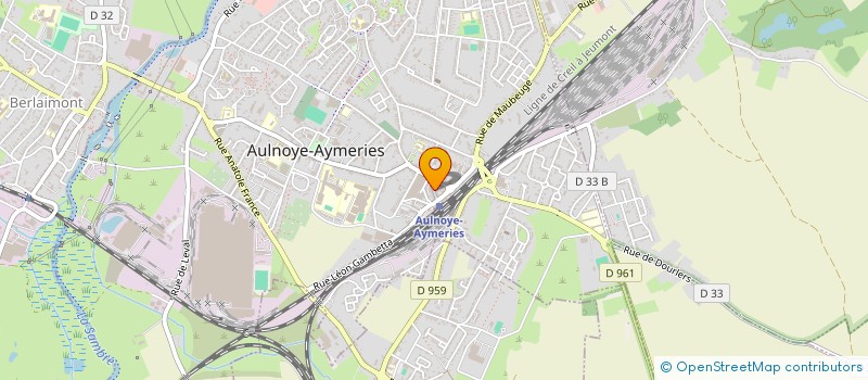 localisation de l'entreprise MONSIEUR ALBERT DERESMES  AULNOYE-AYMERIES