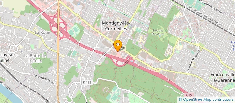 localisation de l'entreprise MONSIEUR ALBERT DERY  MONTIGNY-LES-CORMEILLES