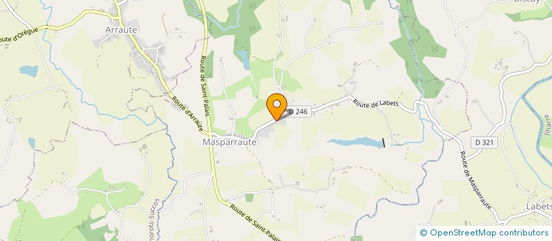 localisation de l'entreprise MONSIEUR ALBERT DESTOUET  MASPARRAUTE