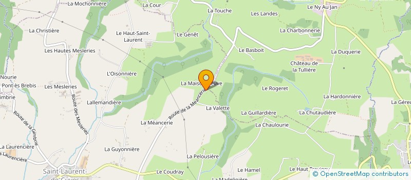 localisation de l'entreprise MONSIEUR ALBERT DEVILLETARDIF  SAINT-LAURENT-DE-CUVES