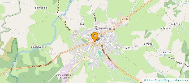 localisation de l'entreprise MONSIEUR ALBERT DOVIS à CRAPONNE-SUR-ARZON