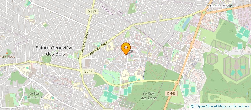 localisation de l'entreprise MONSIEUR ALBERT DROGBA à SAINTE-GENEVIEVE-DES-BOIS