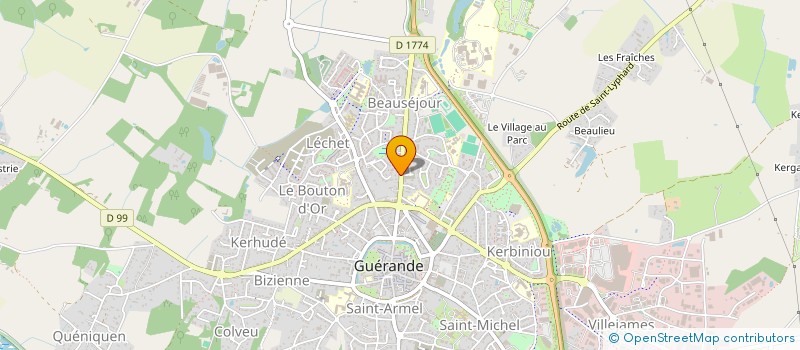 localisation de l'entreprise MONSIEUR ALBERT DROGUEUX à GUERANDE