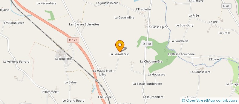 localisation de l'entreprise MONSIEUR ALBERT DROUET  FORGES-LA-FORET