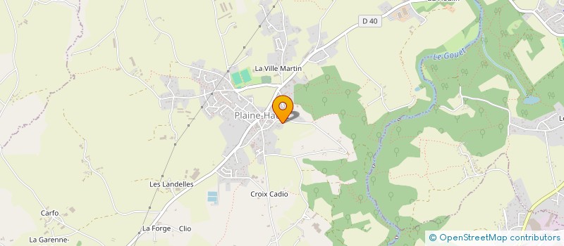 localisation de l'entreprise MONSIEUR ALBERT DUFOUR  SAINT-GILDAS