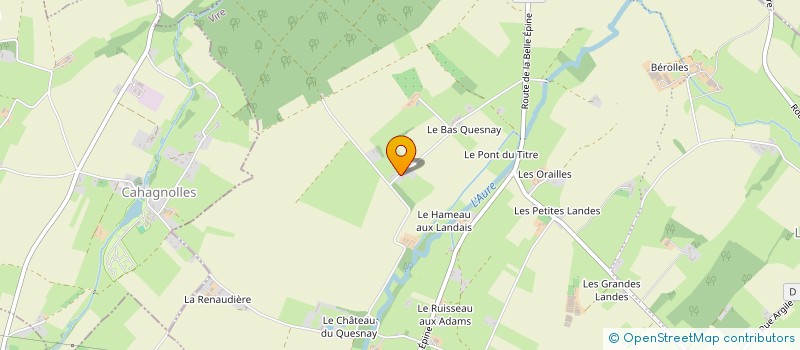 localisation de l'entreprise MONSIEUR ALBERT DUJARDIN  CAHAGNES