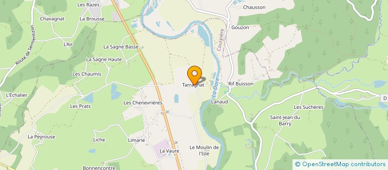 localisation de l'entreprise MONSIEUR ALBERT DUMAS MAILLON à COURPIERE