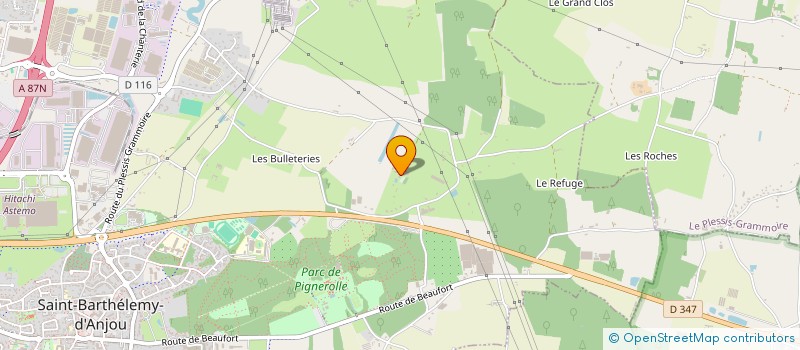 localisation de l'entreprise MONSIEUR ALBERT DUPONT à SAINT-BARTHELEMY-D ANJOU