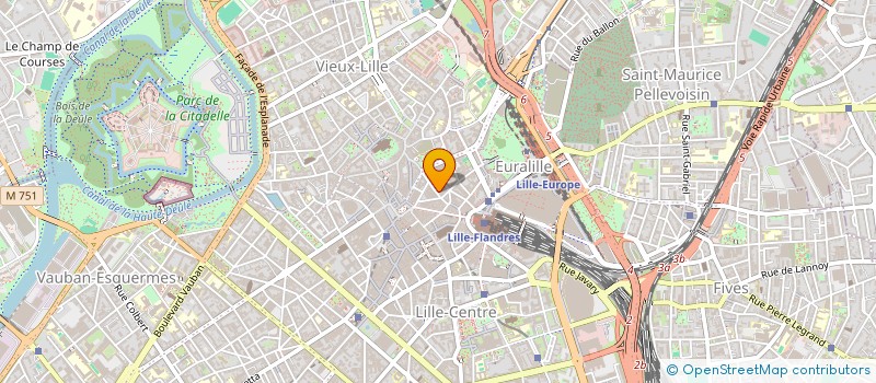 localisation de l'entreprise MONSIEUR ALBERT DUPONT à LILLE