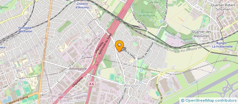 localisation de l'entreprise MONSIEUR ALBERT DUQUENOY à WISSOUS