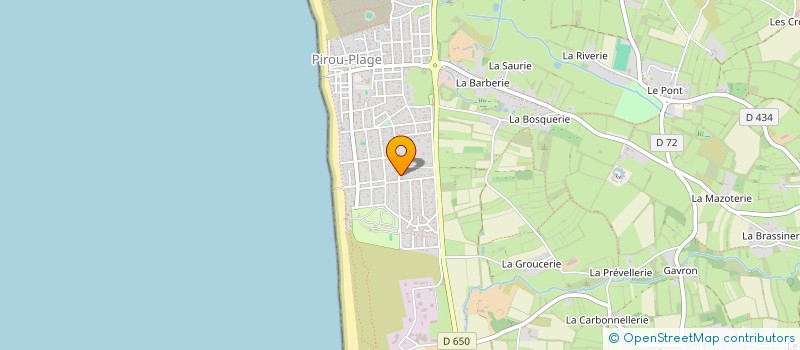 localisation de l'entreprise MONSIEUR ALBERT DURAND  PIROU