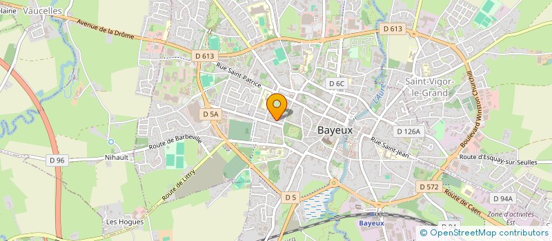 localisation de l'entreprise MONSIEUR ALBERT DURAND  BAYEUX