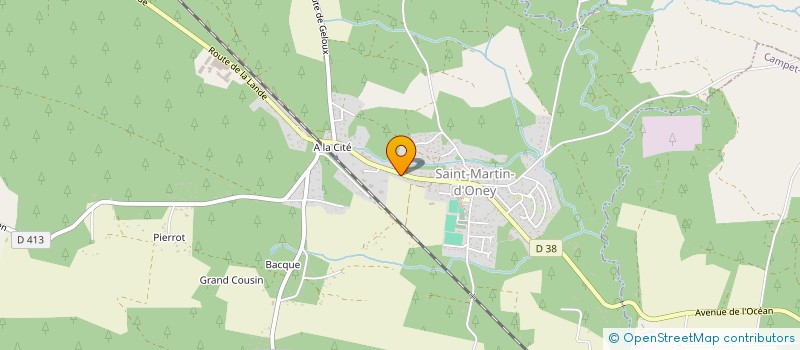 localisation de l'entreprise MONSIEUR ALBERT DUROU  SAINT-MARTIN-D'ONEY