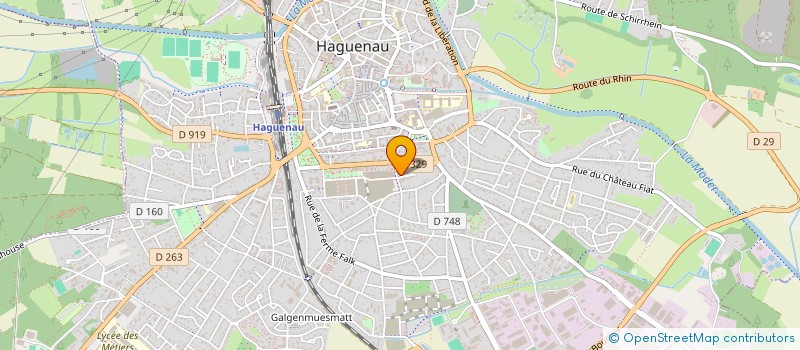 localisation de l'entreprise MONSIEUR ALBERT ERHART  HAGUENAU