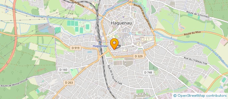 localisation de l'entreprise MONSIEUR ALBERT ESCH  HAGUENAU