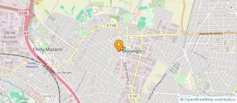 localisation de l'entreprise MONSIEUR ALBERT ETTER à MORANGIS