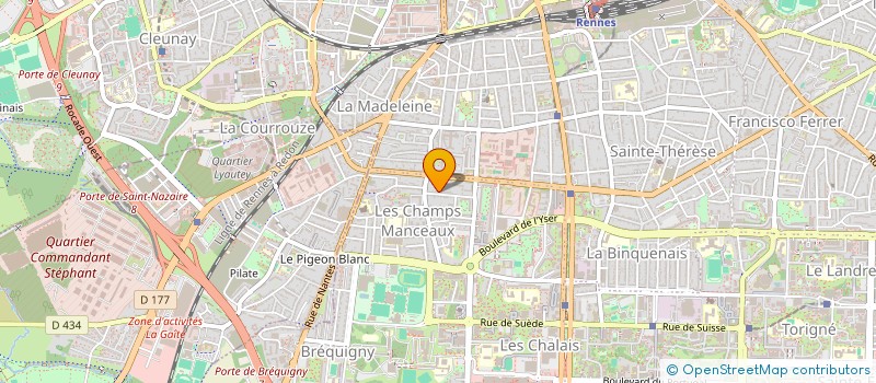 localisation de l'entreprise MONSIEUR ALBERT FACCHETTI à RENNES