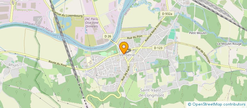 localisation de l'entreprise MONSIEUR ALBERT FARANDEAU à VERBERIE