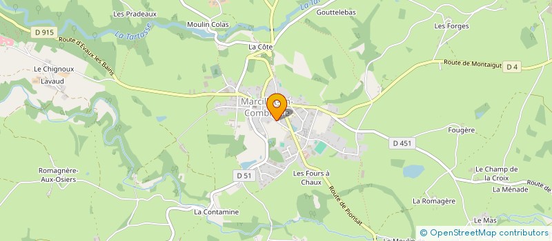 localisation de l'entreprise MONSIEUR ALBERT FARSAT  LA PETITE-MARCHE