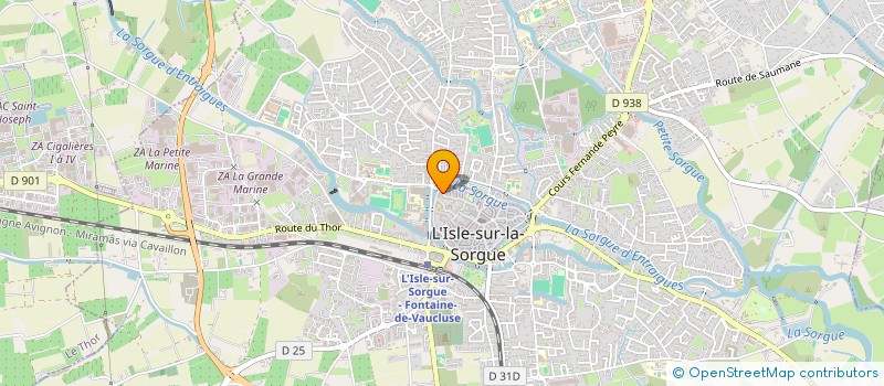 localisation de l'entreprise MONSIEUR ALBERT FAUCHER  L'ISLE-SUR-LA-SORGUE