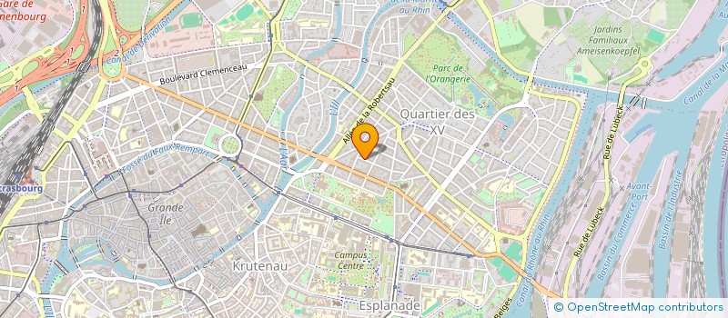 localisation de l'entreprise MONSIEUR ALBERT FAVERIE à STRASBOURG