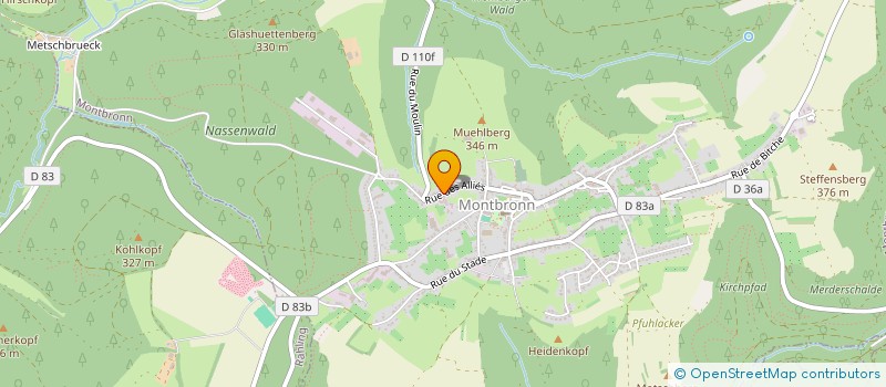 localisation de l'entreprise MONSIEUR ALBERT FERSTLER  MONTBRONN