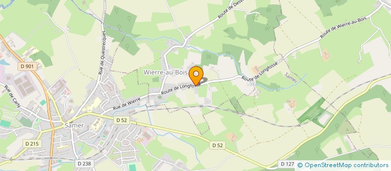 localisation de l'entreprise MONSIEUR ALBERT FLAHAUT  WIERRE-AU-BOIS