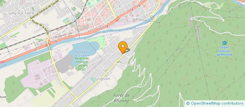 localisation de l'entreprise MONSIEUR ALBERT FLORET  GRIGNON