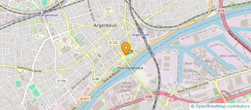 localisation de l'entreprise MONSIEUR ALBERT FOGELMAN  ARGENTEUIL