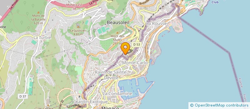 localisation de l'entreprise MONSIEUR ALBERT FORMICA  BEAUSOLEIL