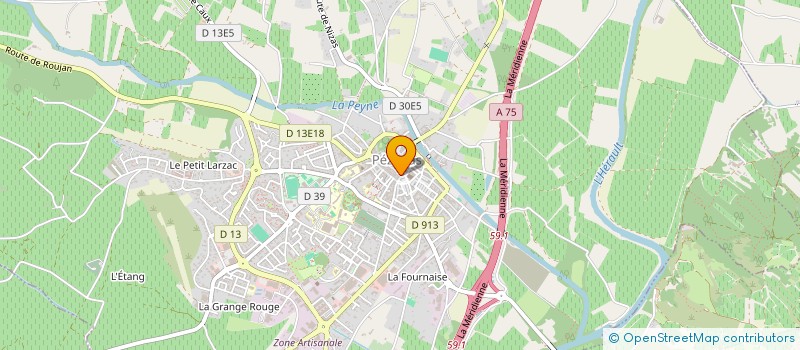 localisation de l'entreprise MONSIEUR ALBERT FRIBOULET à PEZENAS