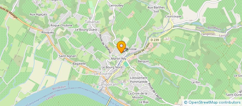 localisation de l'entreprise MONSIEUR ALBERT GAIATTO  LE TOURNE