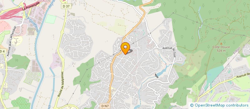 localisation de l'entreprise MONSIEUR ALBERT GARCIA à FREJUS